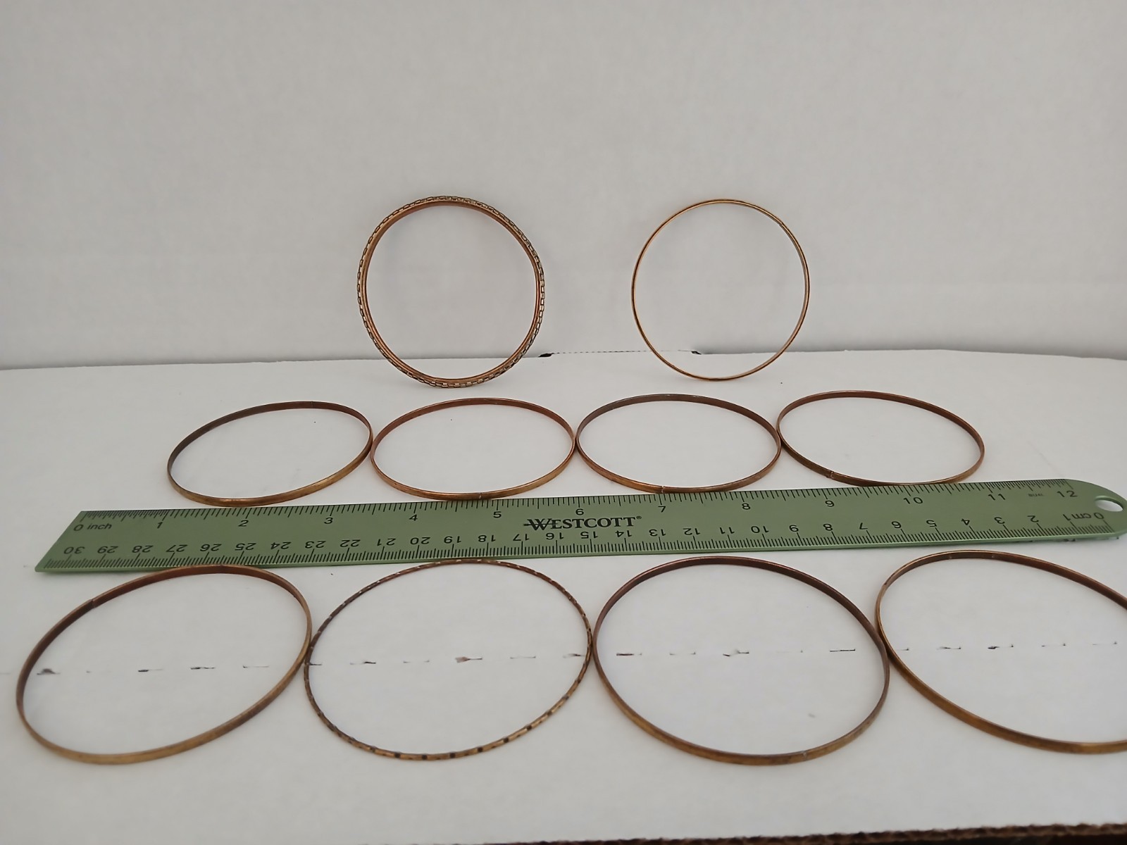 Assorted Brass Bracelets Lot of 10