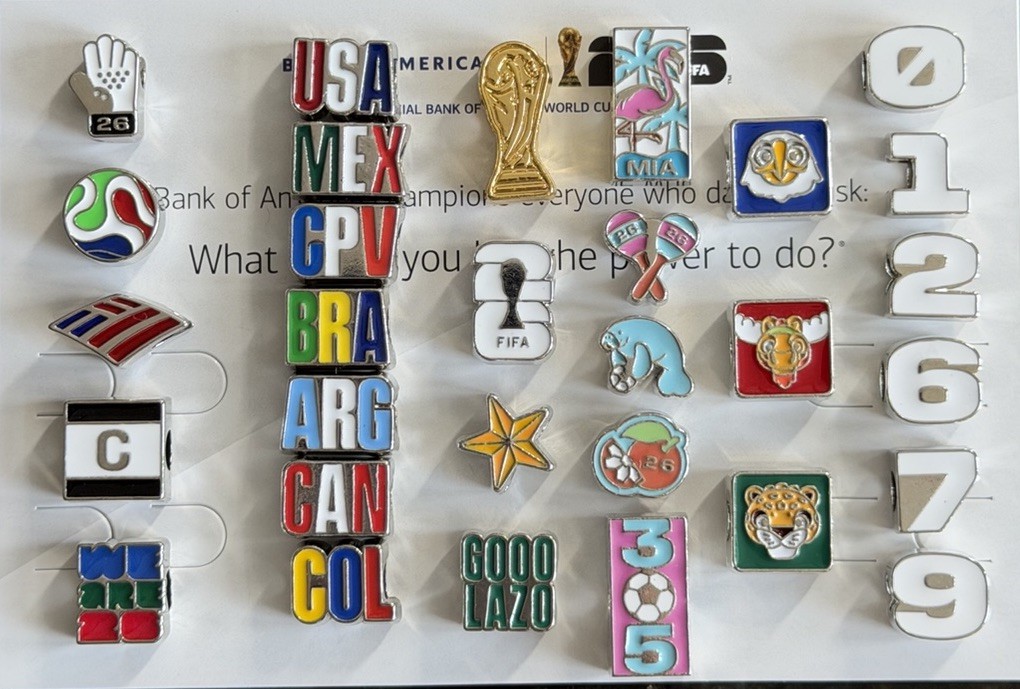 FIFA World Cup 26 INDIVIDUAL Bank Of America EXCLUSIVE CHARMS
