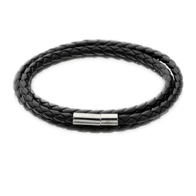 Unisex Fashion Braided Leather Rope Bracelet Casual Jewelry TK2-4