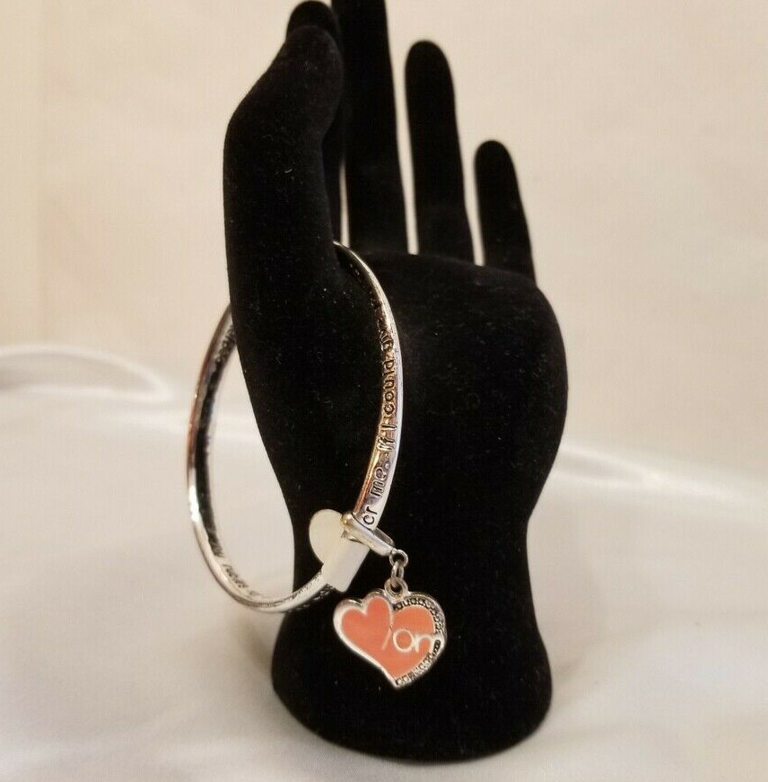 Mother’s Day POEM Mom Birthday Infinity Silver Plate Charm Bracelet
