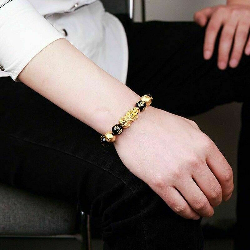 Feng Shui Beads Bracelet Pixiu Wealth And Good Luck Jewelry US