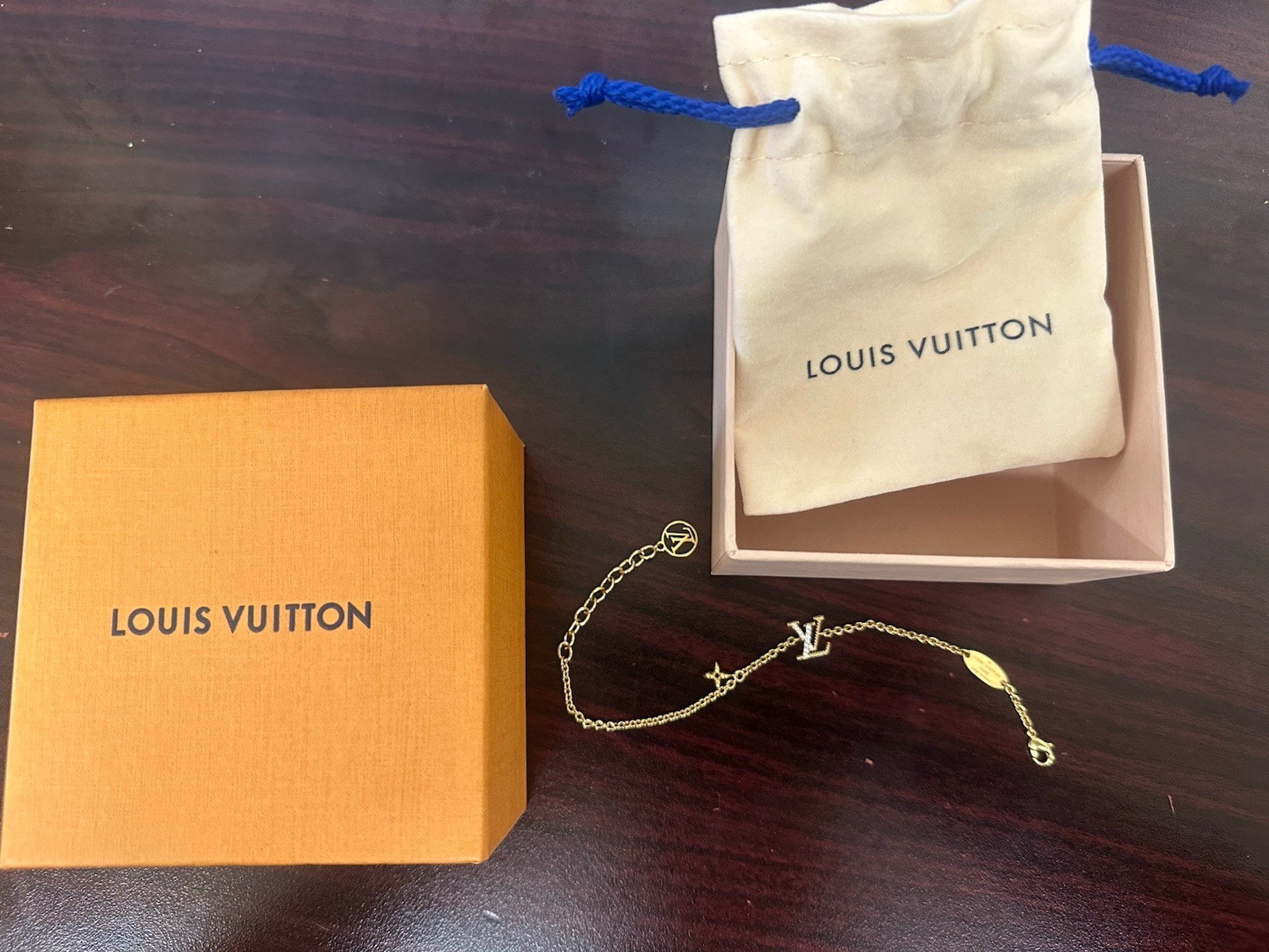 Louis Vuitton LV Iconic Gold Bracelet M00587 Brand New w/ box and dust bag
