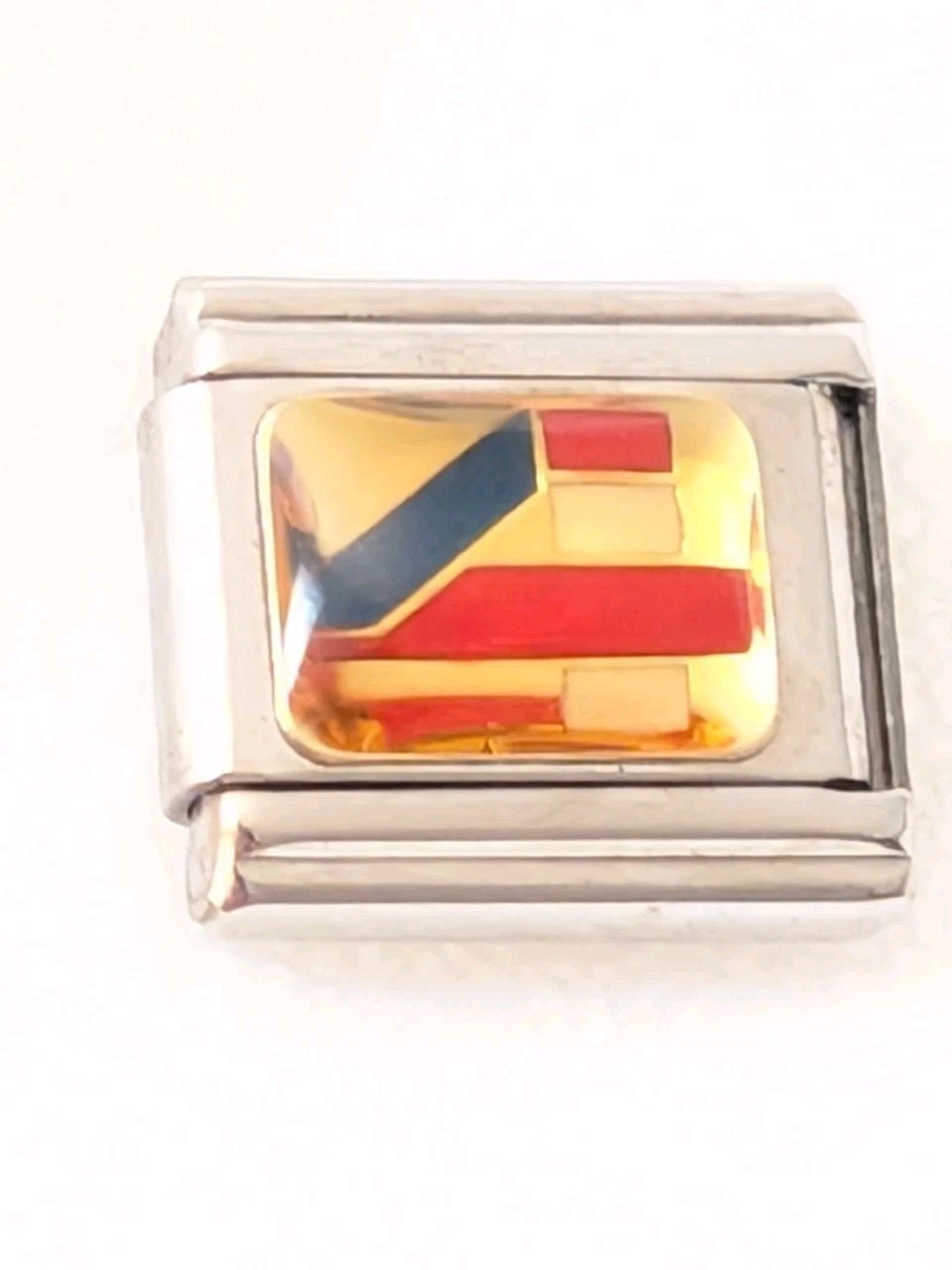 Authentic Italia 4th July USA 250 Years Italian Charm Classic 9mm Link B115