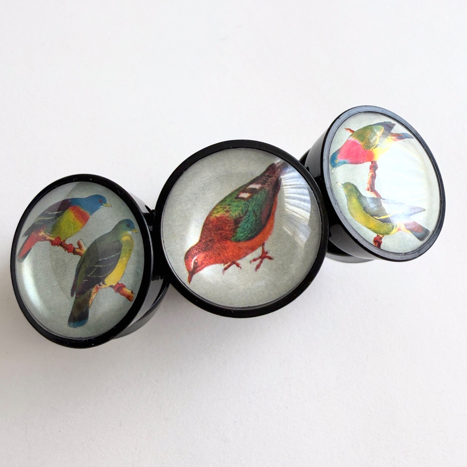 Hotcakes Resin Chunky Domed Bubble BIRD Stretch Bubble Bracelet