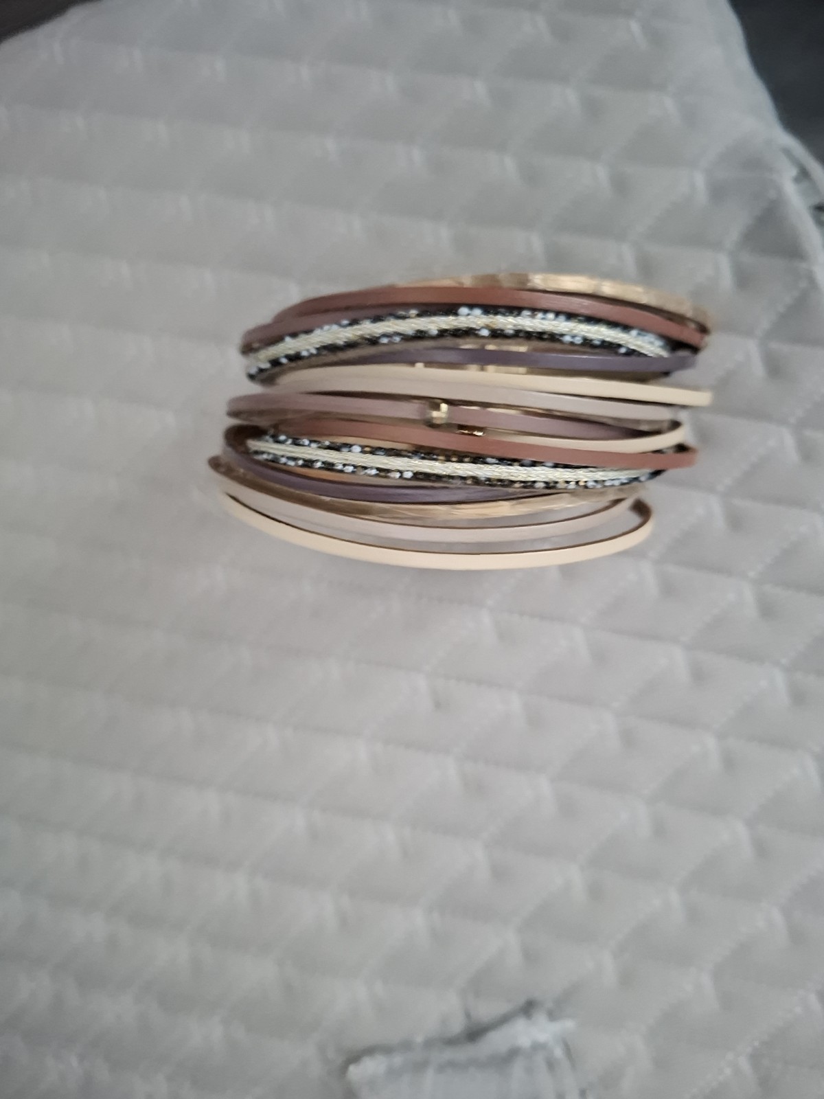 Nice Rachel Zoe magnet clasp bracelet. Multi colored.